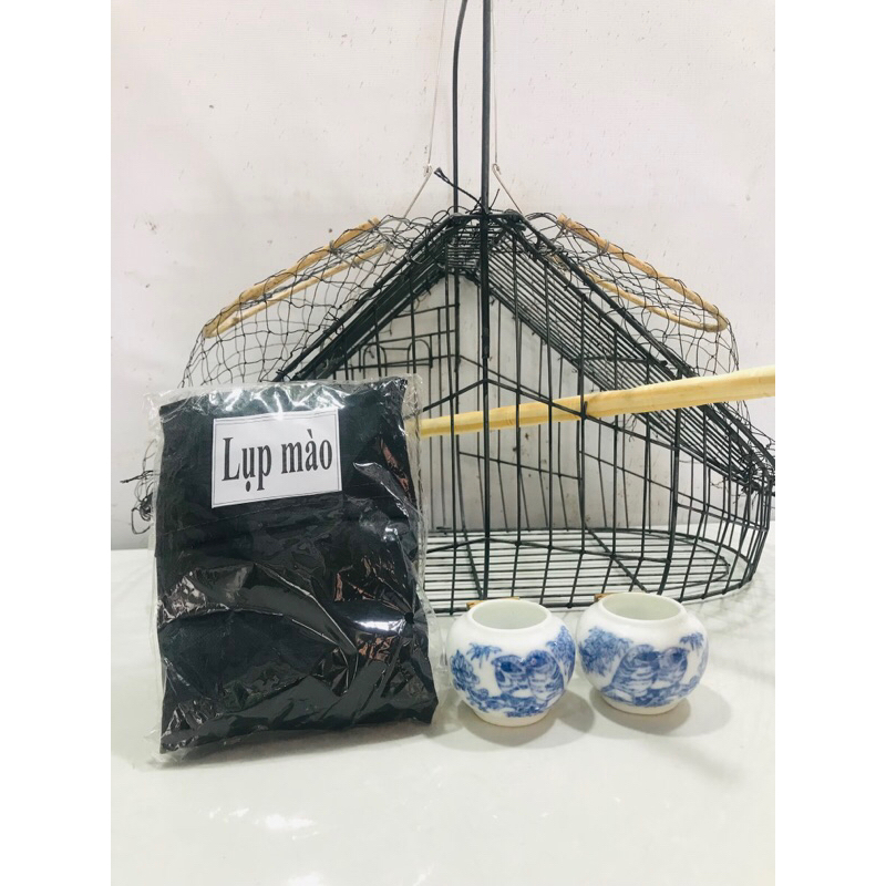 Combo lồng bẫy chim chào mào mẫu mới