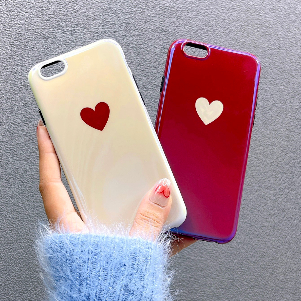 [ Iphone 6/6S ] Ốp Lưng Bóng Hình Trái Tim