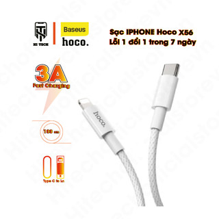 Dây sạc hoco, cáp sạc nhanh hoco x56, dây sạc nhanh sạc nhanh 3a, cáp sạc hoco bọc dù dài 1m, hitechofficialstorevn.