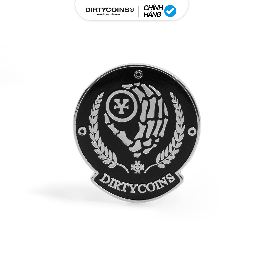 Huy hiệu DirtyCoins Wreath Logo Pin