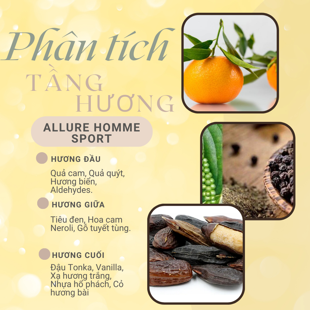 Nước hoa nam Allure Homme Sport 10ml đẳng cấp phái mạnh siêu cuốn hút,độ lưu hương lâu