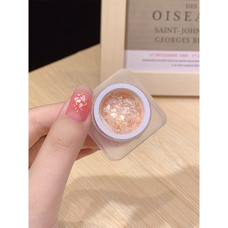 Gel nhũ xà cừ vụn phong cách đài