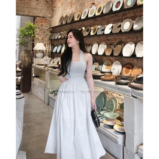And Casually / Set áo cổ yếm + chân váy ( set rời )