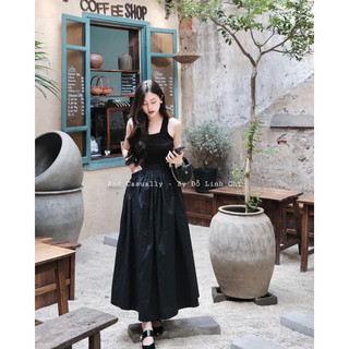 And Casually / Set áo cổ yếm + chân váy ( set rời )