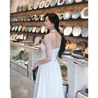 And Casually / Set áo cổ yếm + chân váy ( set rời )