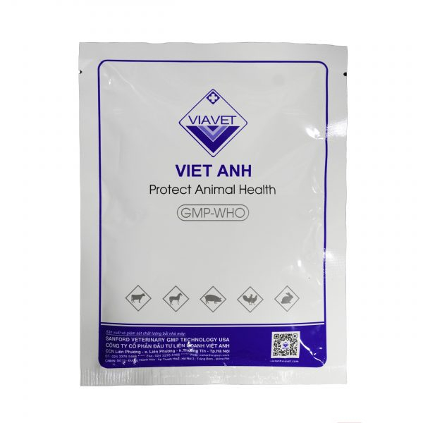 Hen, rù, tiêu chảy AMPI.COLI Nano hoạt tính 50g/gói