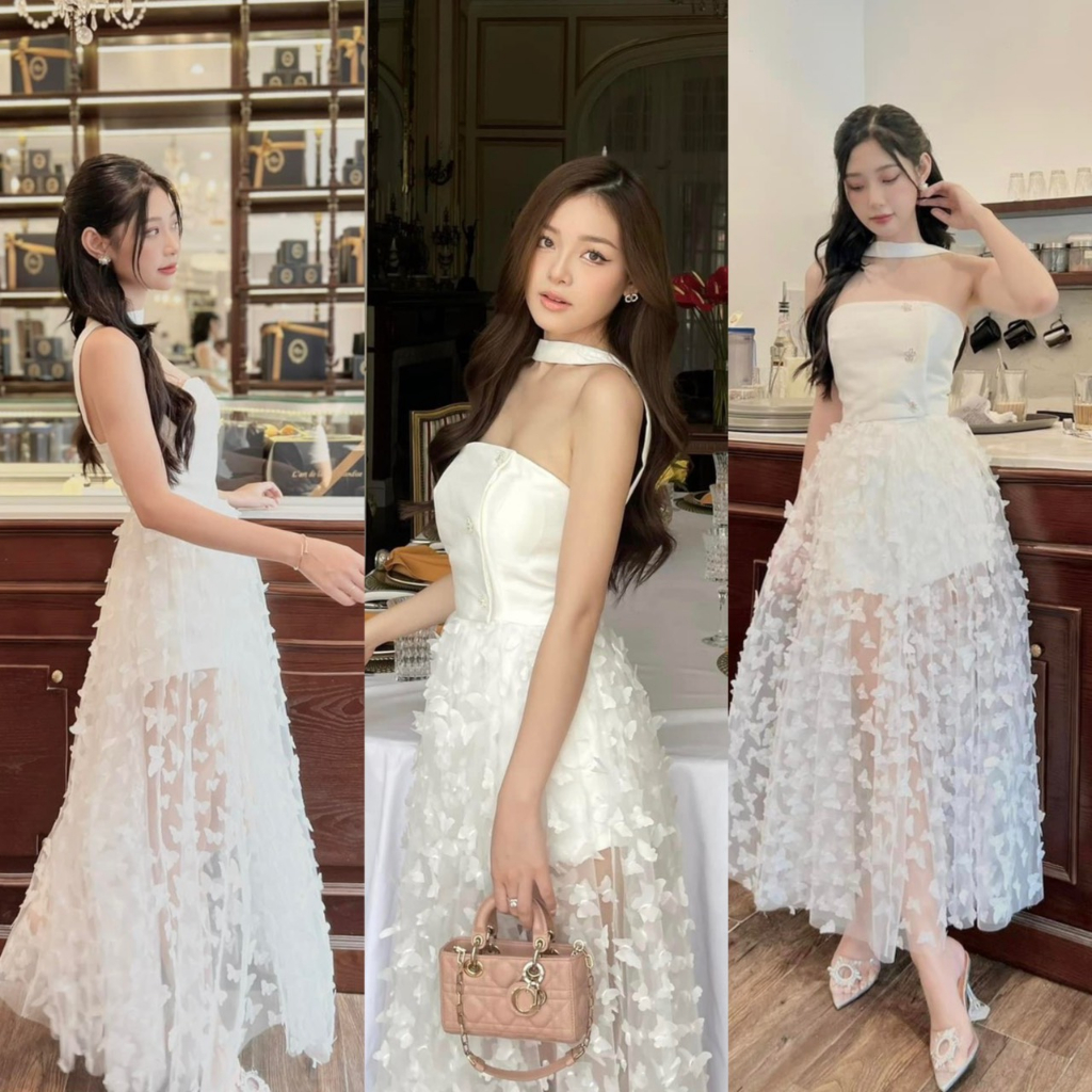 Đầm xoè. Có 1 màu . KÈm hình chụp thật 100%. Size dưới 54kg vừa. ĐƠn giản mà đẹp. Mua nhanh kẻo hết nhaaaaaa