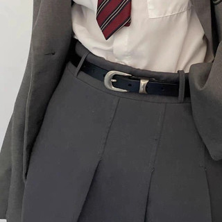Thắt lưng BASIC khóa bạc Thắt lưng UNISEX nam nữ hottrend 2023