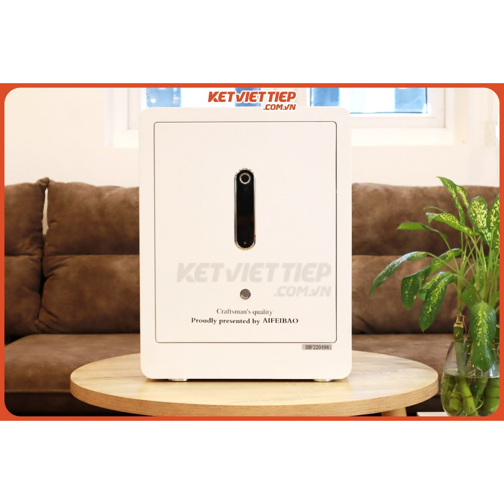Két sắt thông minh Aifeibao KV386 kiểu dáng sang trọng tính năng hiện đại kết nối Smartphone thông minh