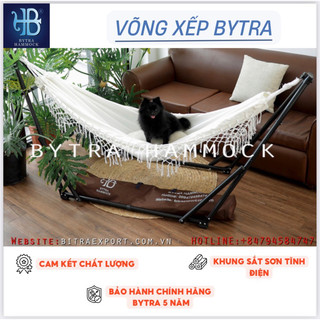Võng nằm vải canvas tua rua Bytra ( không bao gồm khung võng, ship hỏa tốc tphcm )