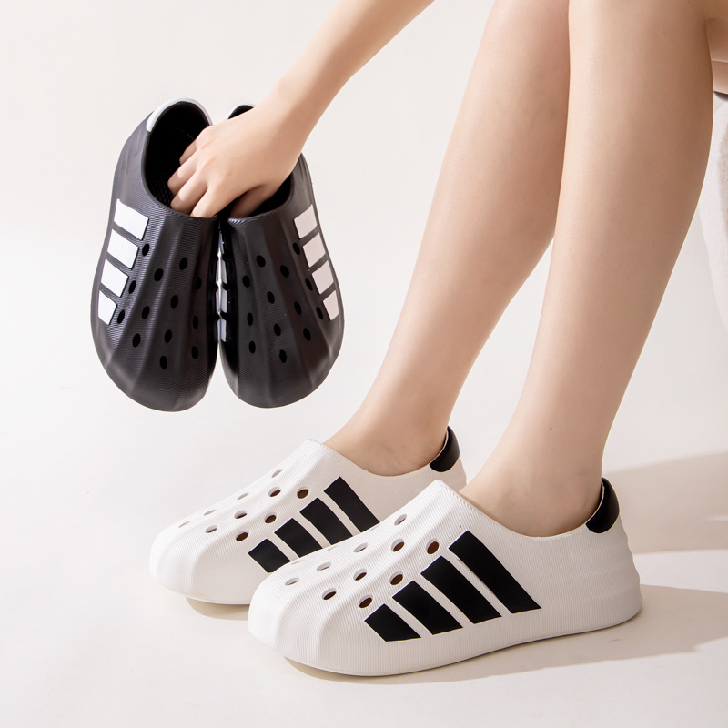 Giày Sục nam thời trang 4 Sọc Adifom cực Hot đi êm mềm chân thoáng khí phong cách thể thao trẻ trung năng động TH-37