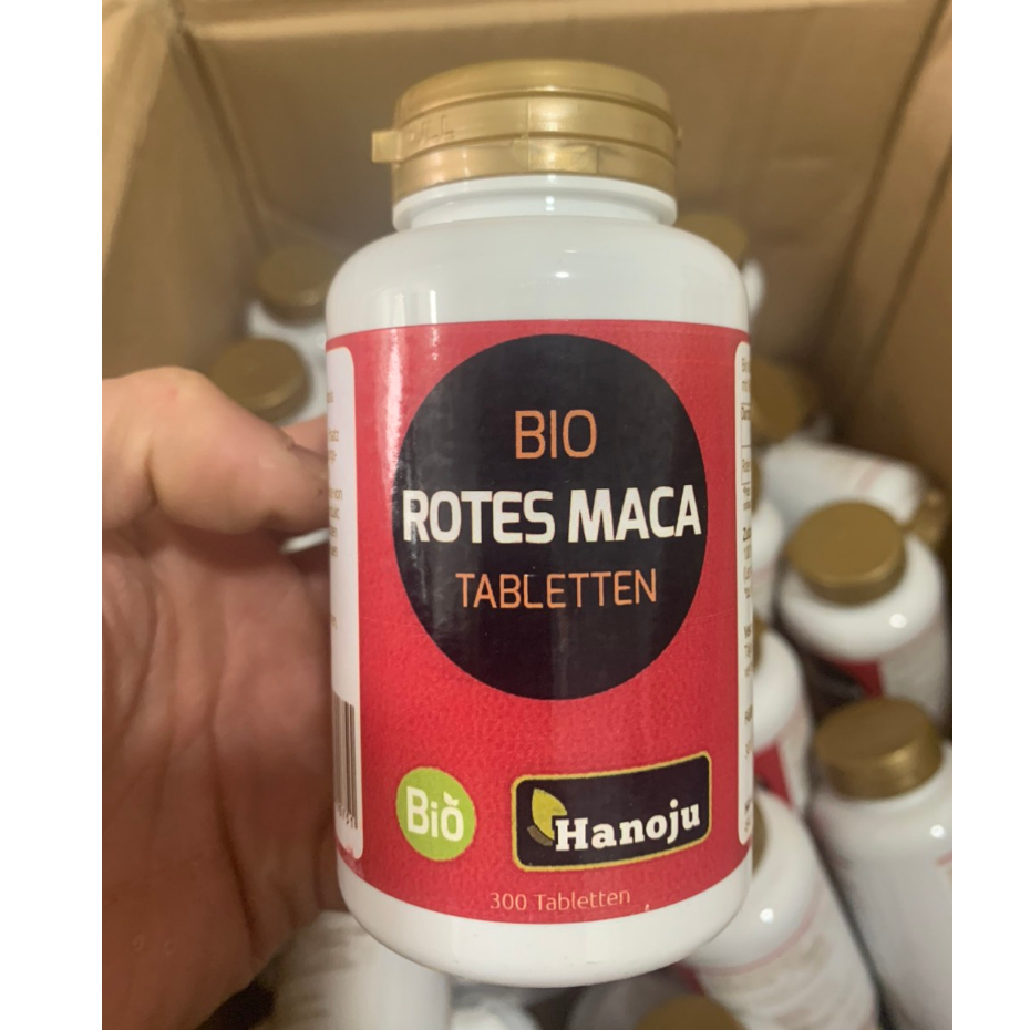 Viên Uống Bio Maca Đỏ Tabletten Hanoju Tăng Khả Năng Thụ Thai 300 Viên