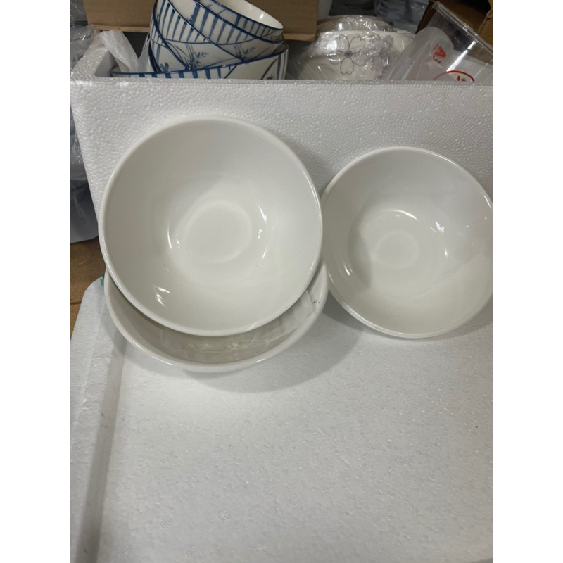Xả kho tô loe sứ trắng dùng cho các quán bún chả, cháo sườn