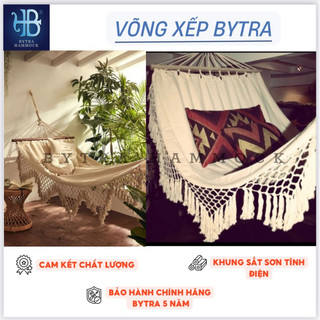 Lưới võng treo bãi biển cao cấp thủ công vải canvas
