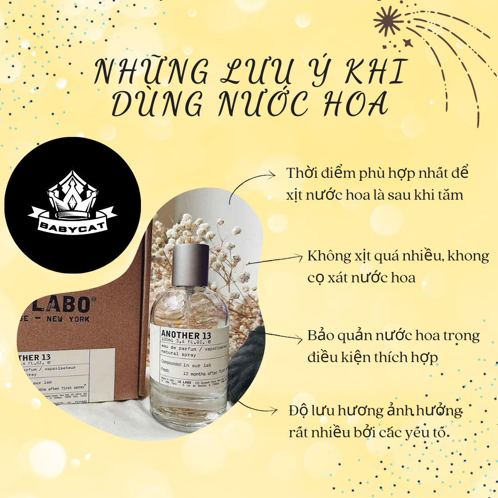 Nước hoa nam nữ Le Labo 13 Another Nước hoa Unisex lưu hương lâu lịch lãm-Babycat Store