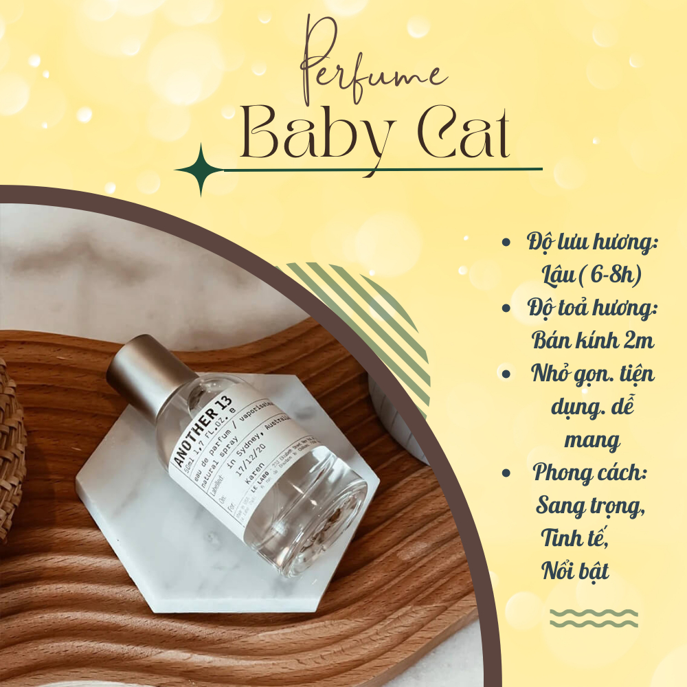 Nước hoa nam nữ Le Labo 13 Another Nước hoa Unisex lưu hương lâu lịch lãm-Babycat Store