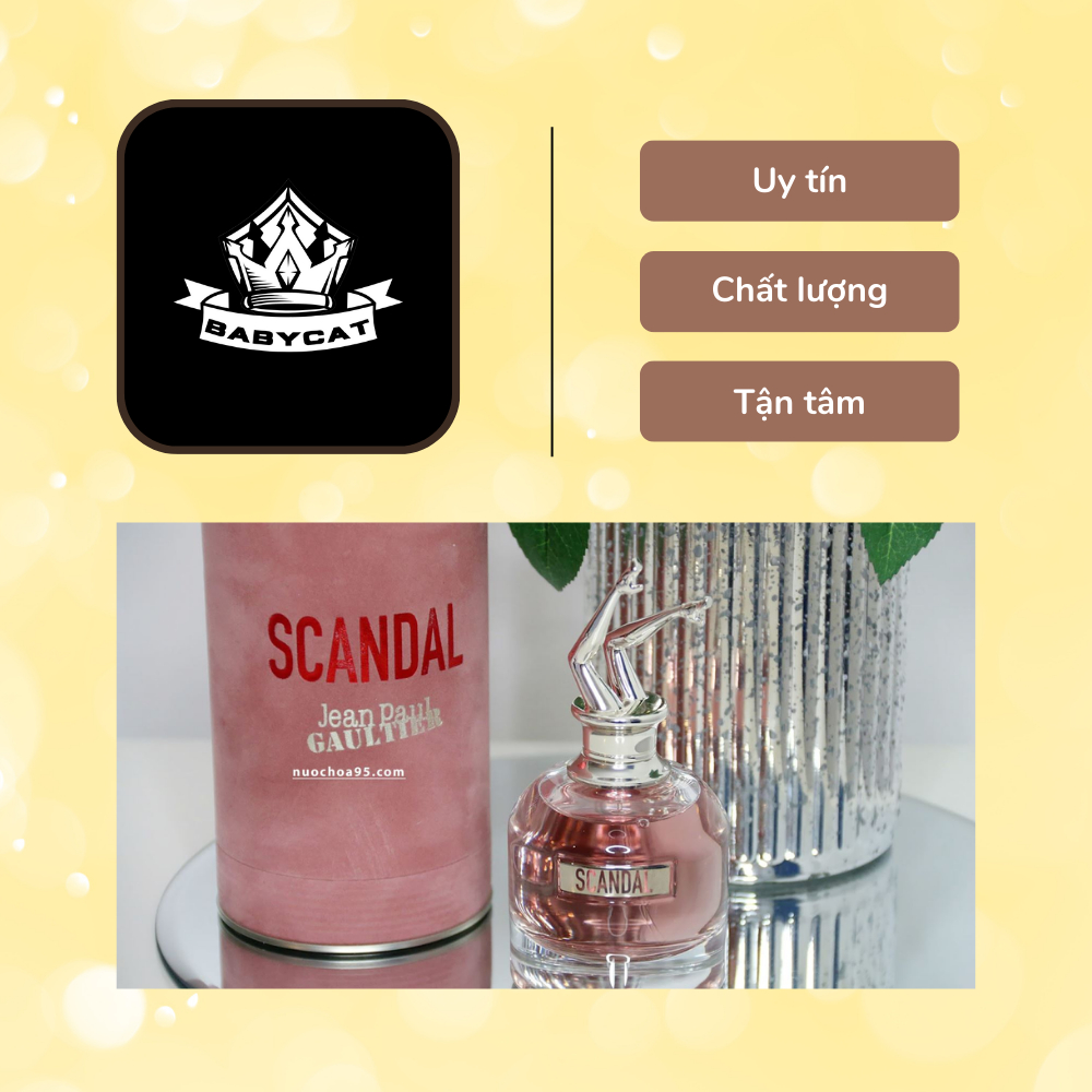 Nước hoa nữ Jean Paul Gaultier Scandal By Night EDP ngọt ngào quyến rũ chiết 10ml- Babycat Store