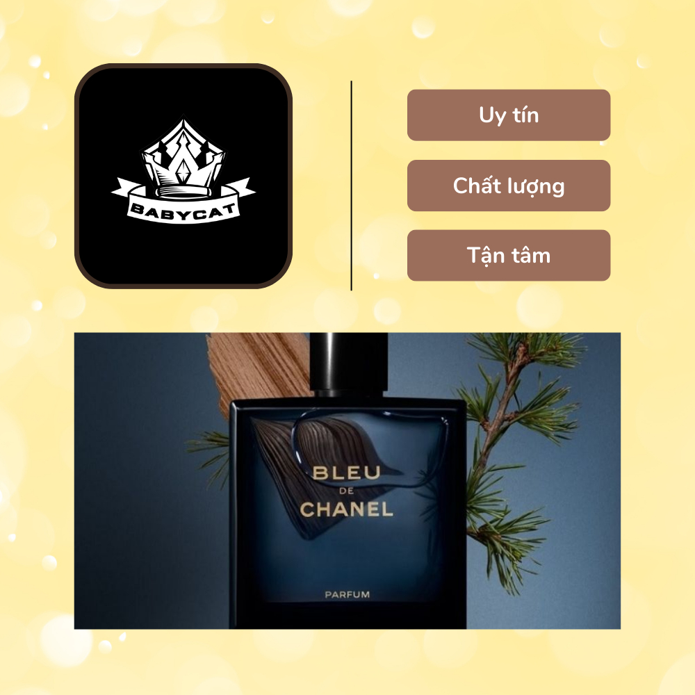 Nước hoa nam Bleu.De.Chanel.EDP chiết 10ml dầu thơm mạnh mẽ, nam tính, sang trọng- Babycat Store