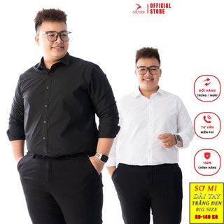 Áo sơ mi trắng bigsize AKYOO 80-140kg