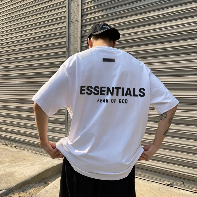 Áo phông/áo thun nam nữ Fear Of God Essential hàng cao cấp full túi zip