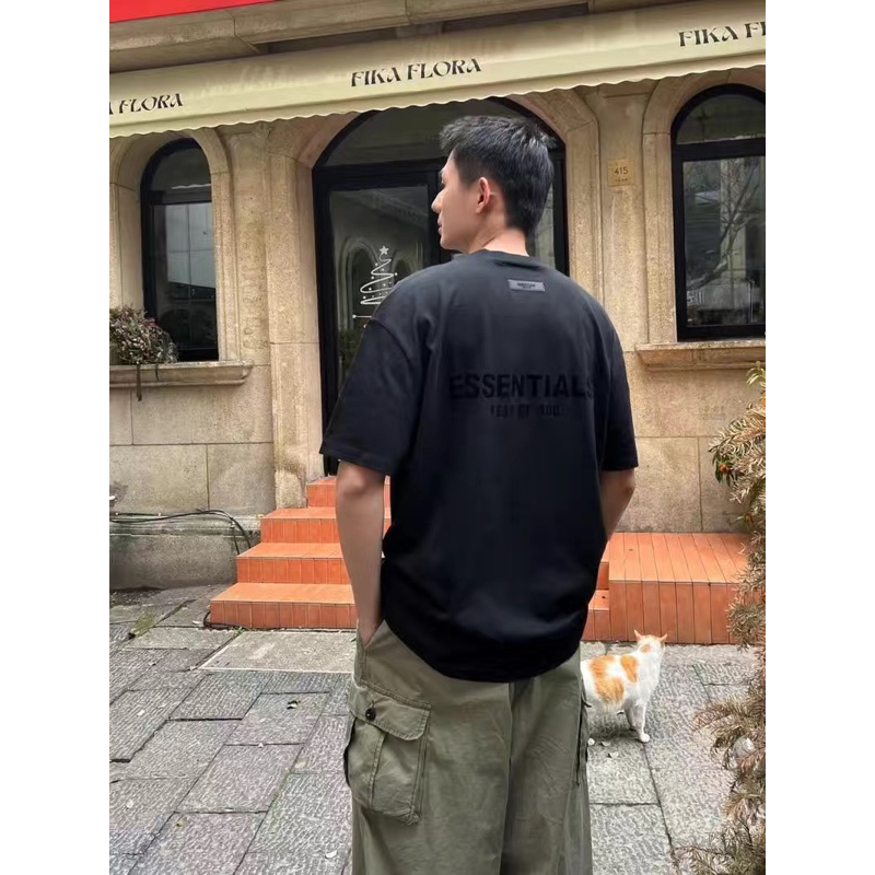 Áo phông/áo thun nam nữ Fear Of God Essential hàng cao cấp full túi zip