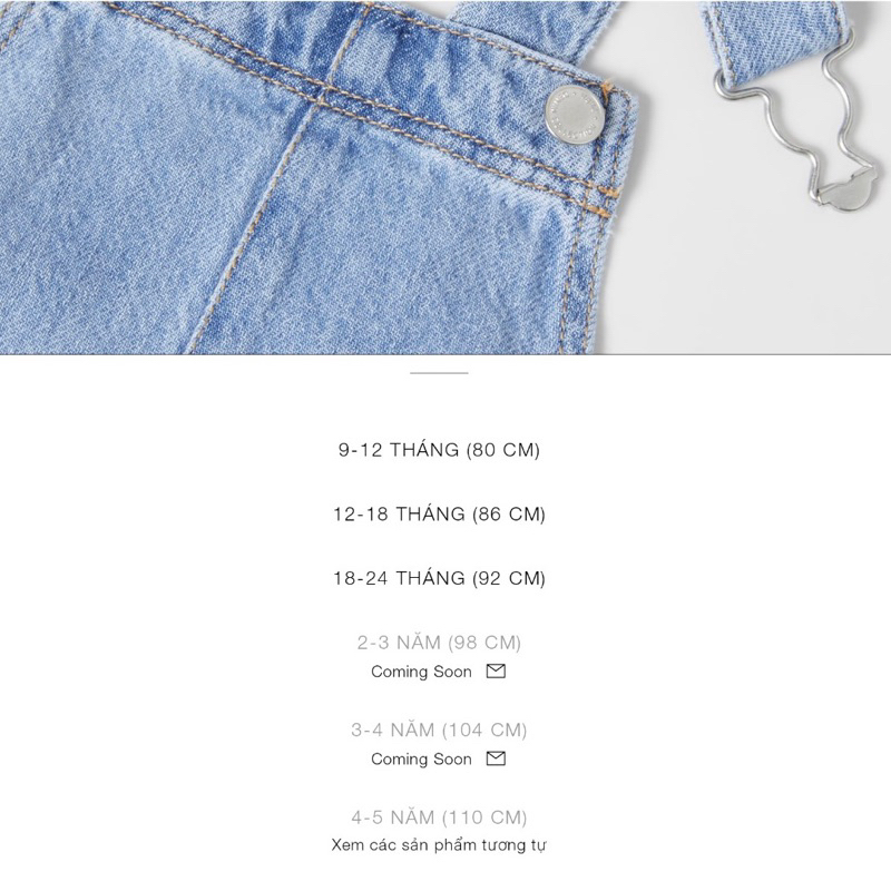 XD- Quần yếm Mickey size 9/12m-4/5y