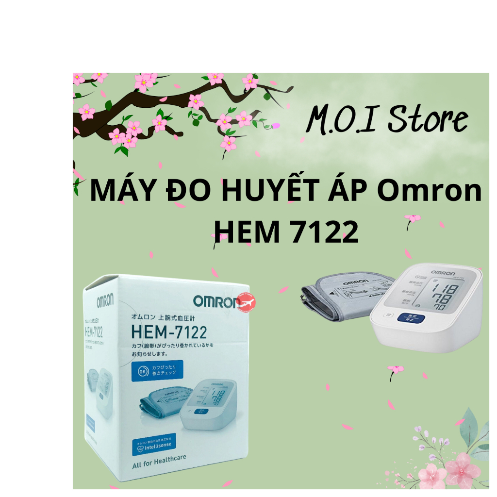 MÁY ĐO HUYẾT ÁP Omron HEM 7122 Nhật Bản, MOI Store