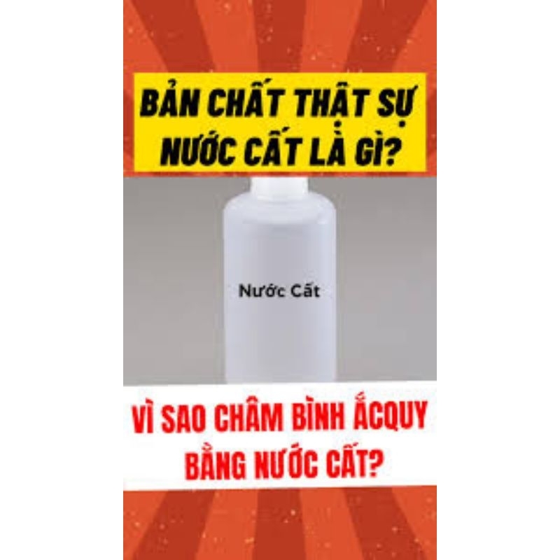 1500ML(1.5L) NƯỚC CẤT CHÂM BÌNH ĐIỆN ÔTÔ