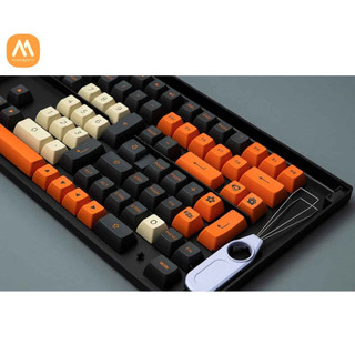 Nút Bàn Phím AKKO Keycap set – Carbon Retro (PBT Double-Shot/ASA profile/158 nút)