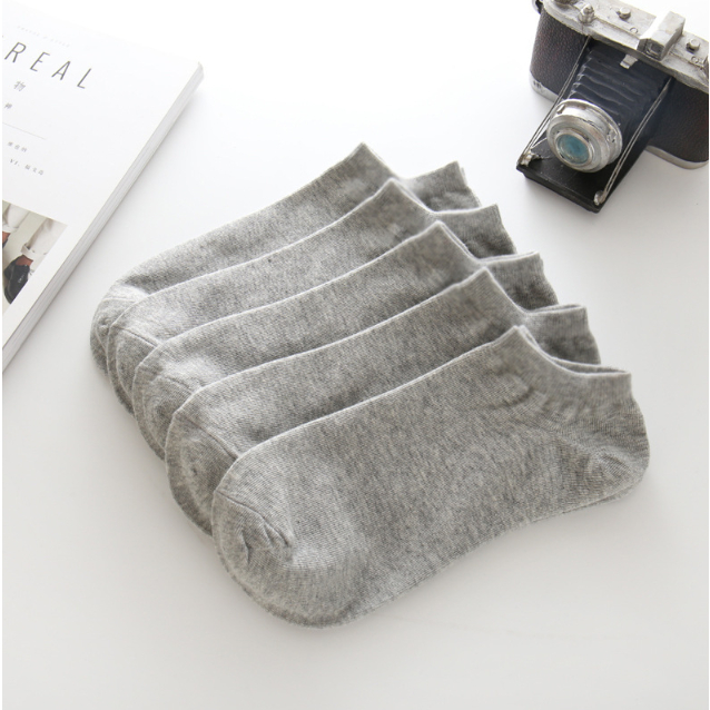 Combo 10 Đôi Tất-vớ nam cotton giả len lông cừu cổ thấp dễ thương chân thấp nhún GiangKhoa