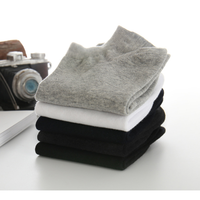 Combo 10 Đôi Tất-vớ nam cotton giả len lông cừu cổ thấp dễ thương chân thấp nhún GiangKhoa