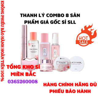 Combo Chăm Sóc Da Cao Cấp ( Máy Rửa Mặt Laco Luxury + Trọn bộ Marosa + Dưỡng Ngày Đêm )