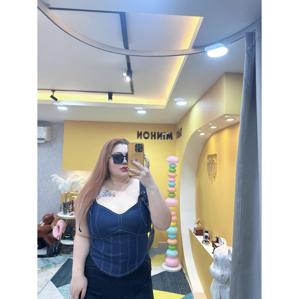 ÁO BIGSIZE JEAN ĐAN DÂY