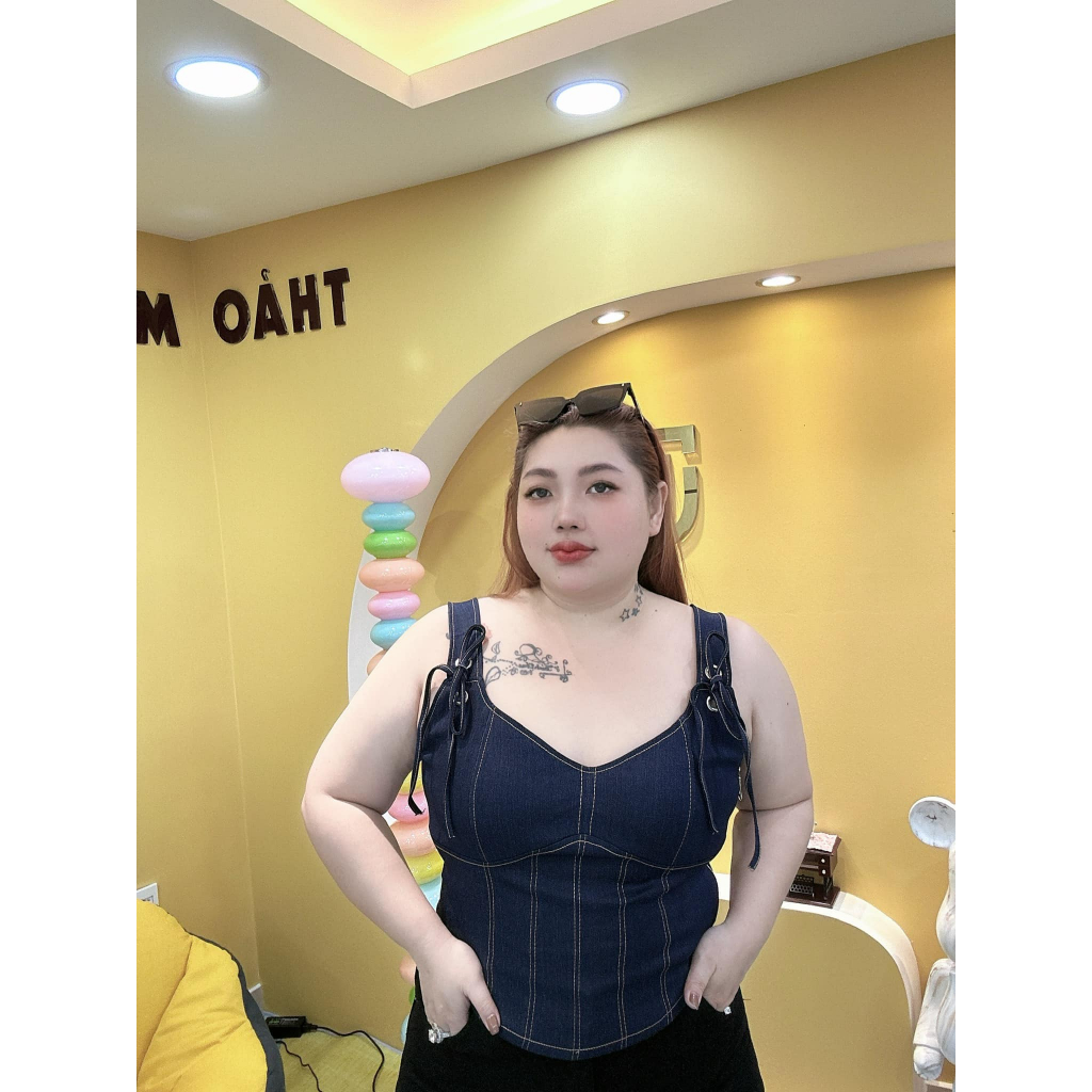 ÁO BIGSIZE JEAN ĐAN DÂY