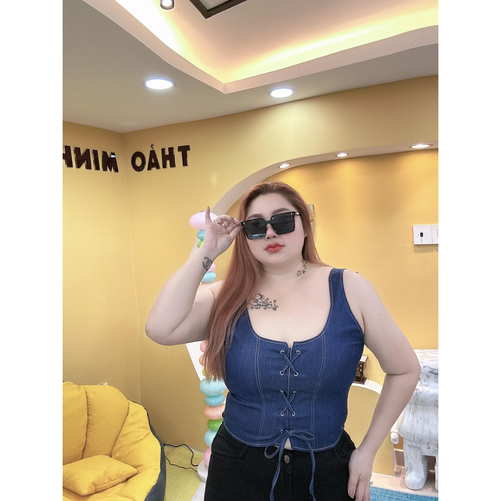 ÁO BIGSIZE JEAN ĐAN DÂY