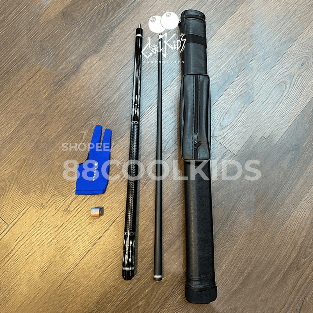 Cơ Bida Lip Phủ Carbon - Gậy Bi A Libre Mạ Cacbon 450g Tẩy 11.5 mm