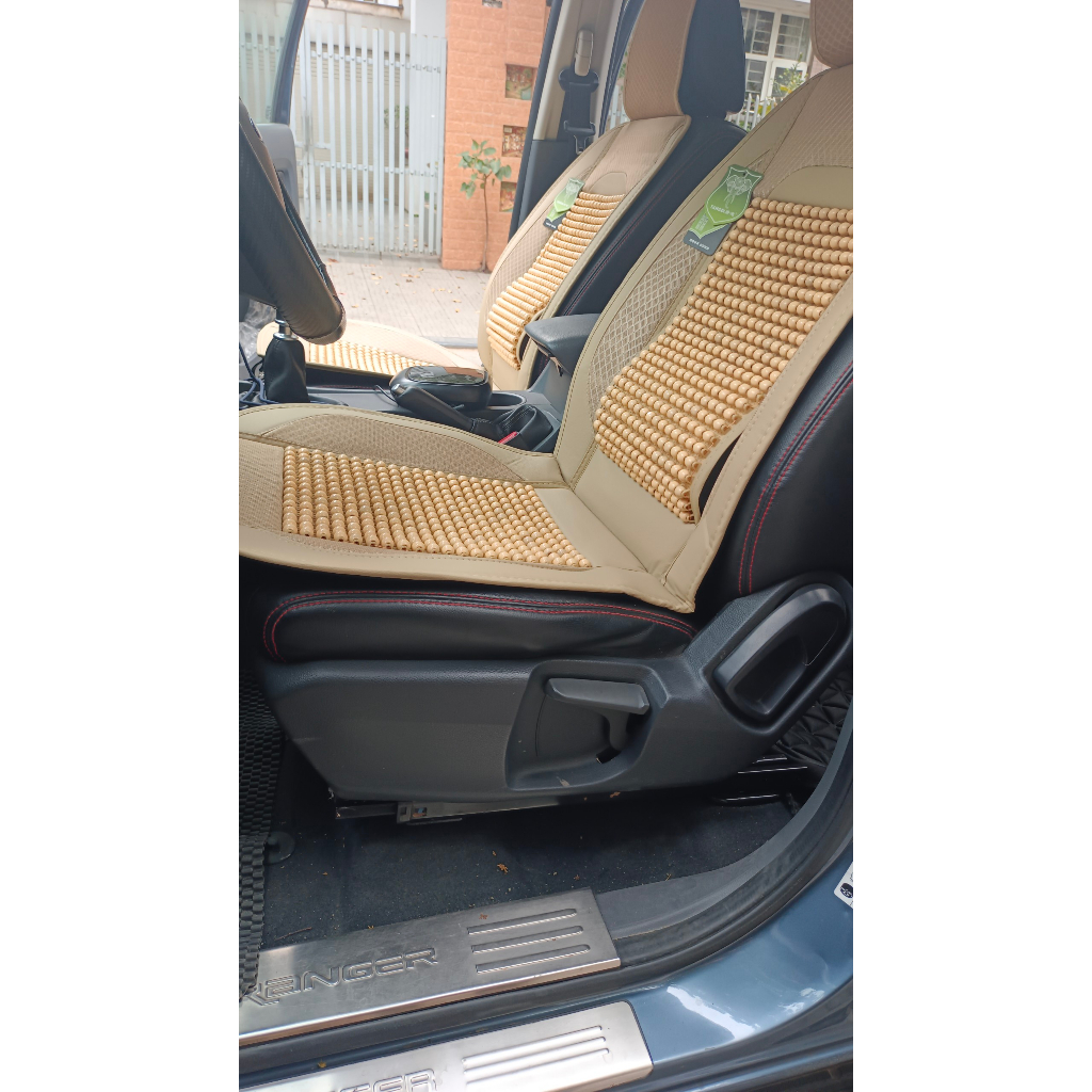 Bộ Lót Ghế Ô Tô Hạt Gỗ có nâng lưng TANGDi thư giãn cột sống TD05 | BigBuy360 - bigbuy360.vn