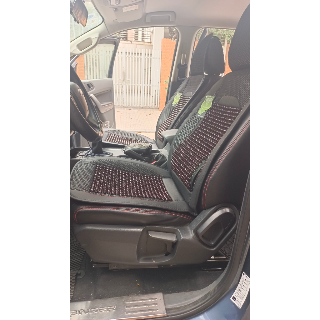 Bộ Lót Ghế Ô Tô Hạt Gỗ có nâng lưng TANGDi thư giãn cột sống TD05 | BigBuy360 - bigbuy360.vn