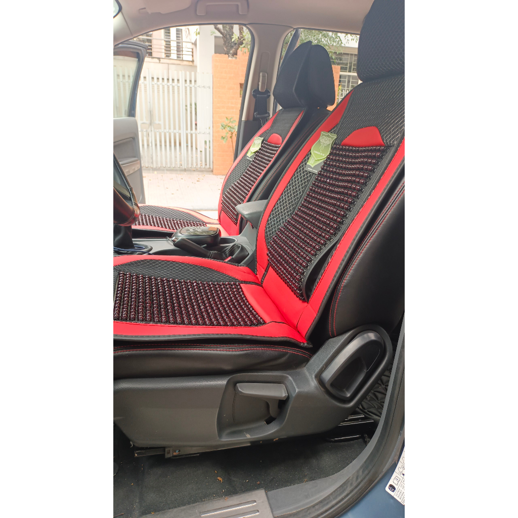 Bộ Lót Ghế Ô Tô Hạt Gỗ có nâng lưng TANGDi thư giãn cột sống TD05 | BigBuy360 - bigbuy360.vn