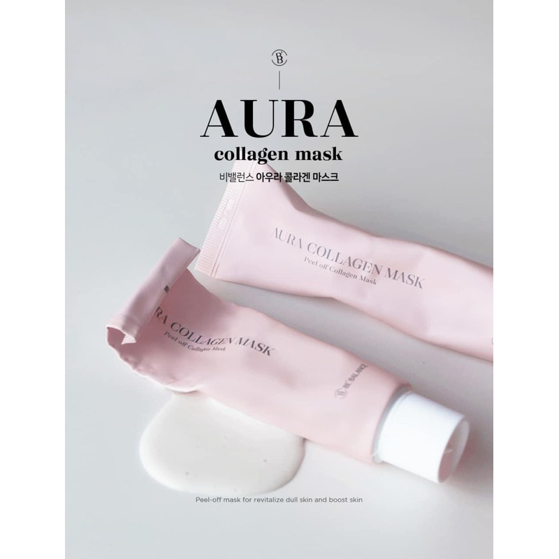 Măng tây baby - Mặt nạ dưỡng trắng căng bóng Aura Collagen Mask Bebalance