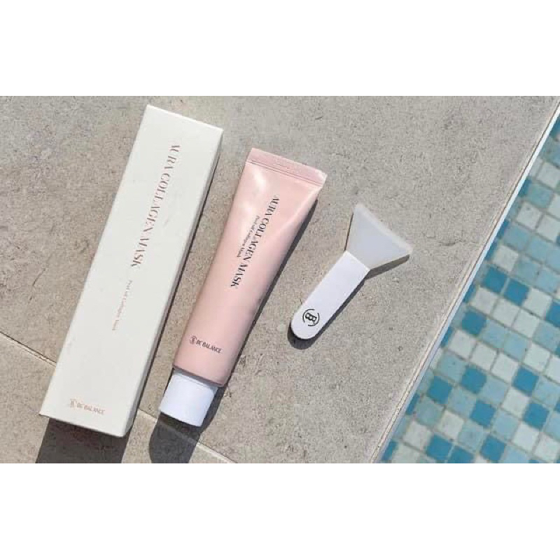 Măng tây baby - Mặt nạ dưỡng trắng căng bóng Aura Collagen Mask Bebalance