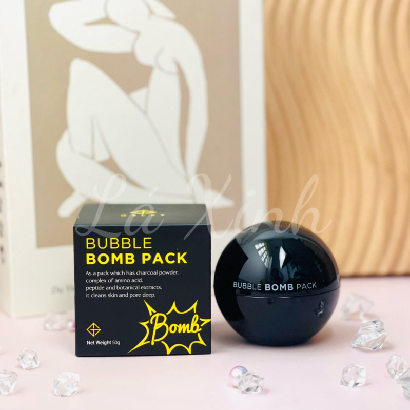 Mặt Nạ Sủi Bọt Làm Sạch Và Thu Nhỏ Lỗ Chân Lông Gsley Bubble Bom b Pack 50G