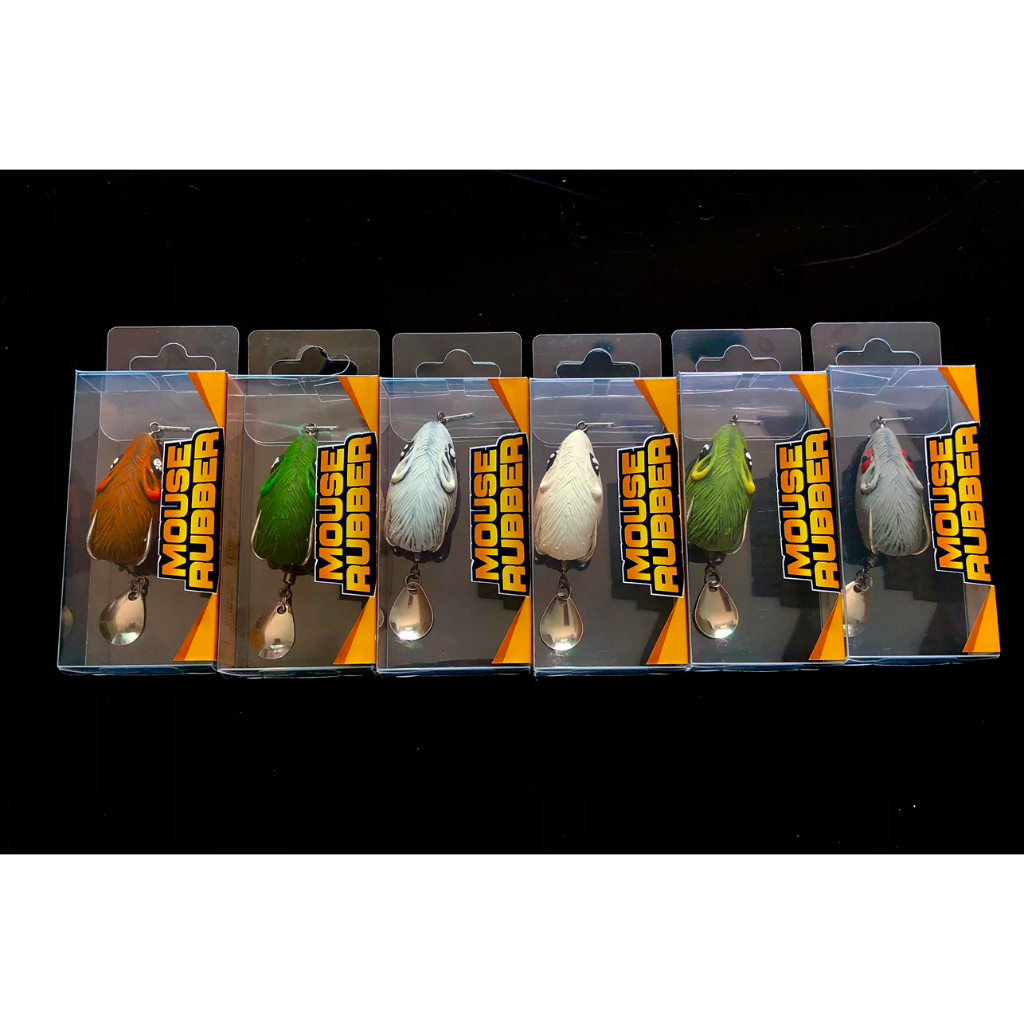 Mồi câu cá lóc chuột hơi Mouse rubber 6gram Hita lure