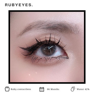 RUBY EYES Kính Áp Tròng Mẫu Xám Adeline Gray SIlicone HydroGel Ruby Eyes, Lens FULL ĐỘ CẬN Ruby Eyes Contact Lens