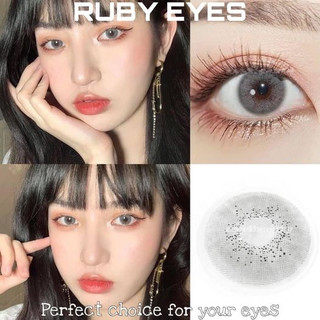 Ruby eyes kính áp tròng mẫu xám adeline gray silicone hydrogel ruby eyes, lens full độ cận ruby eyes contact lens