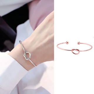Vòng tay dạng cuff xoắn style hàn nhật phụ kiện trang sức dành cho nữ giá rẻ