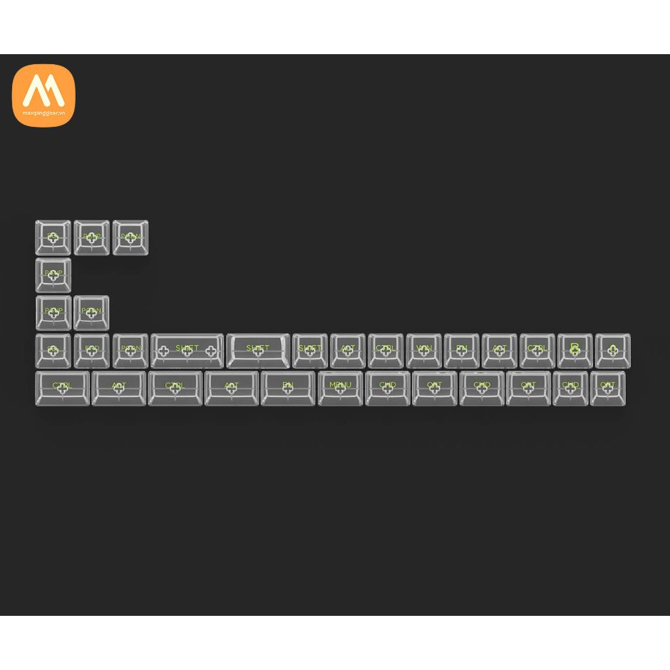 Bộ nút bàn phím AKKO Keycap set – Clear