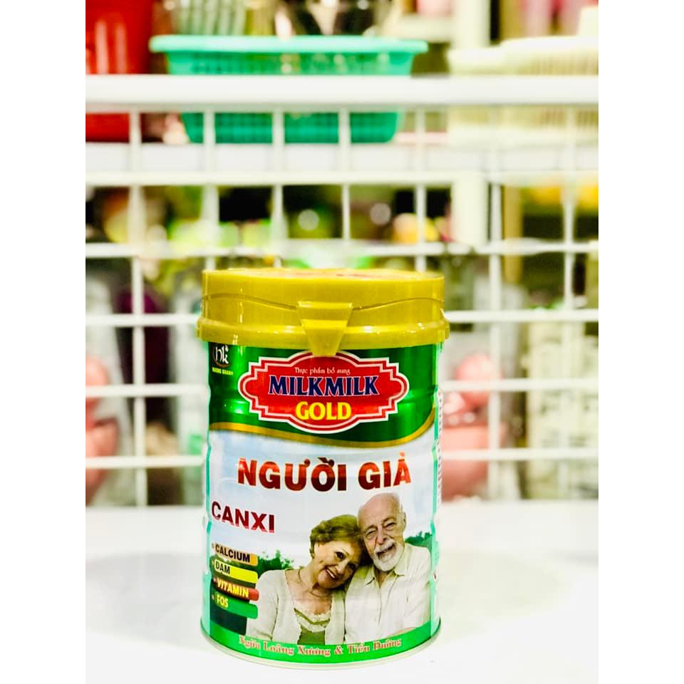 SỮA CANXI DÀNH CHO NGƯỜI GIÀ LOÃNG XƯƠNG VÀ TIỂU ĐƯỜNG LON 900g milkmilk