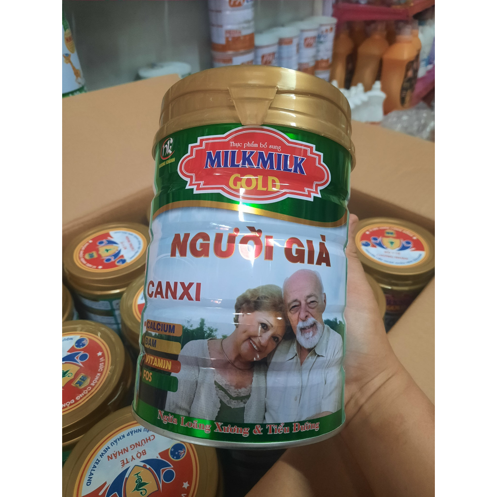 SỮA CANXI DÀNH CHO NGƯỜI GIÀ LOÃNG XƯƠNG VÀ TIỂU ĐƯỜNG LON 900g milkmilk