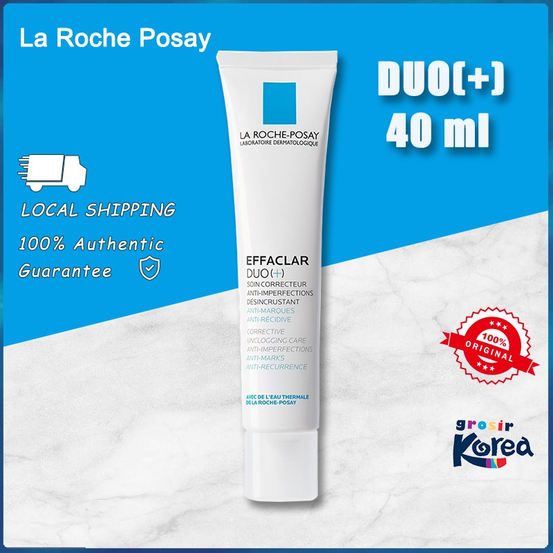Kem Giảm Mụn La Roche - Posay Effaclar Duo+ Ngừa Thâm, Sạch Mụn Đầu Đen 40Ml (Lanei)